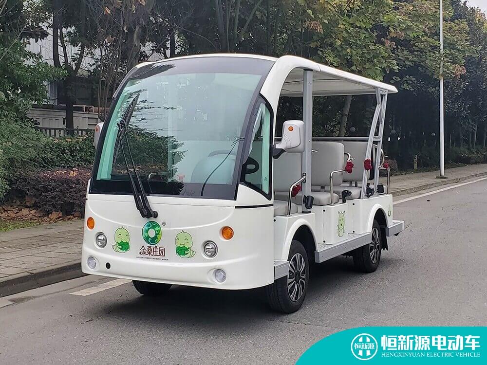 重慶11座敞開式電動觀光車HXY-11-1圖片